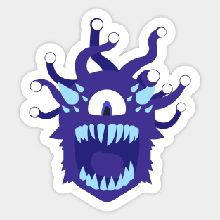 Beholder (Blue) Sticker